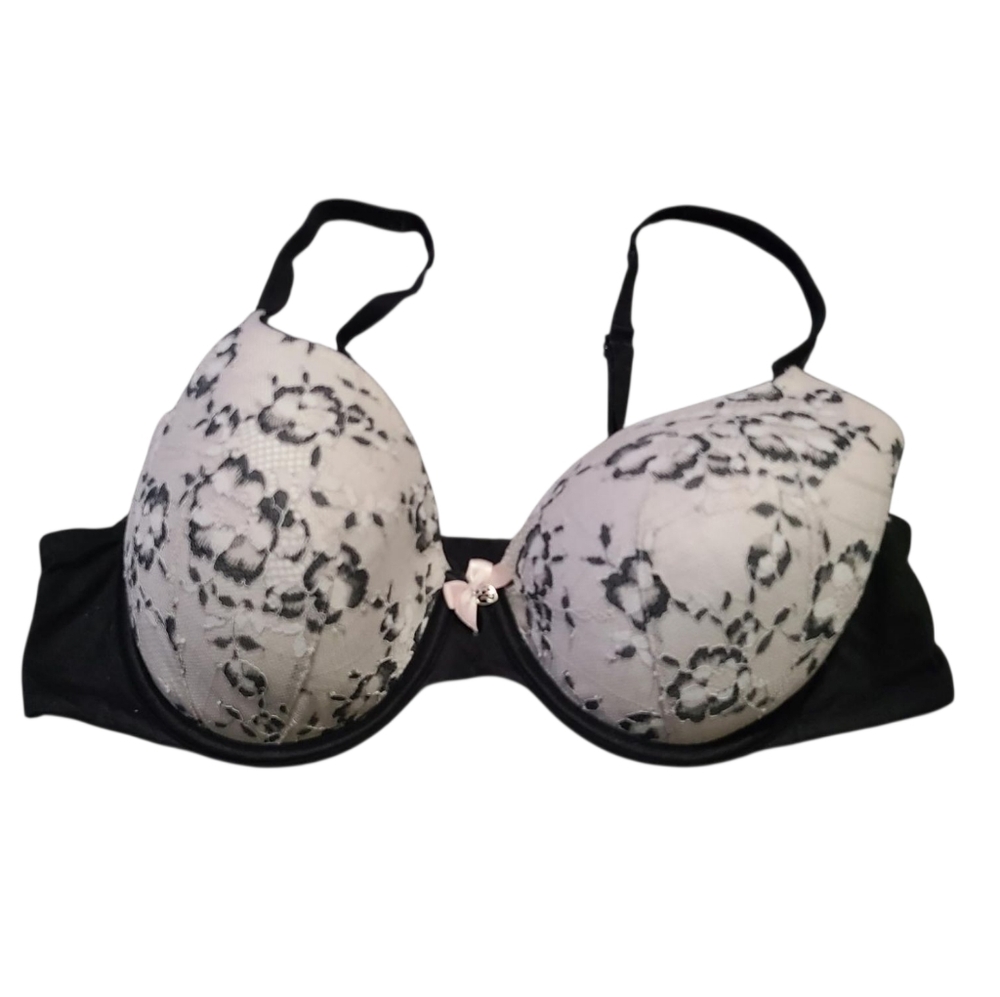 VICTORIA'S SECRET black Lacy Bra 38c